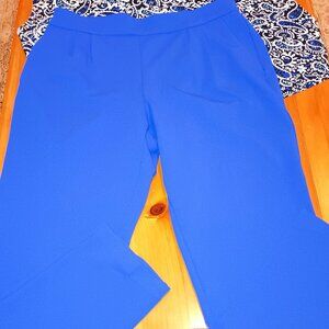 Versona Size L Royal Blue Pull-on Pants